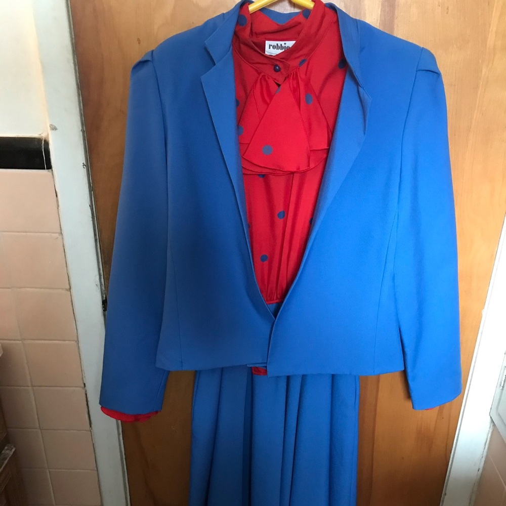 Vintage 70’s secretary dress and coat Robbie Bee